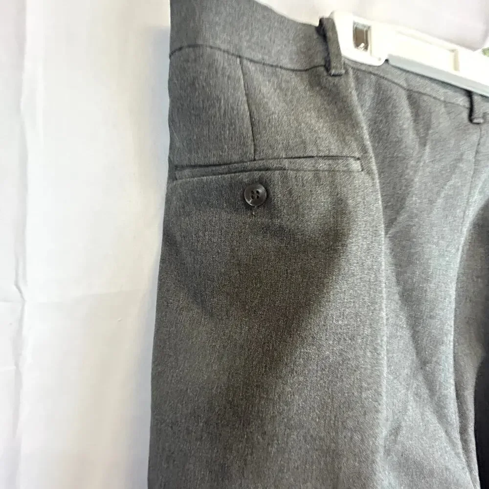 SKU2533 All Seasons Comfort Action Men's Gray Super Stretch Slacks